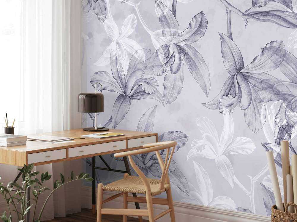 Orchideen Traumlandschaft Lila