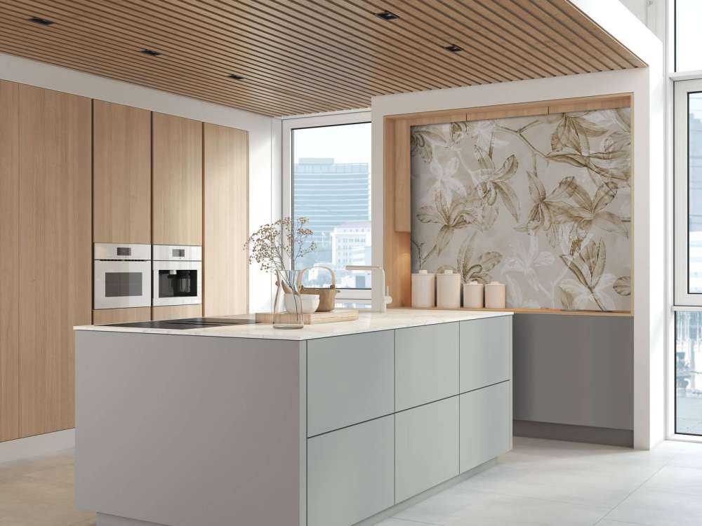 Orchideen Traumlandschaft Sepia