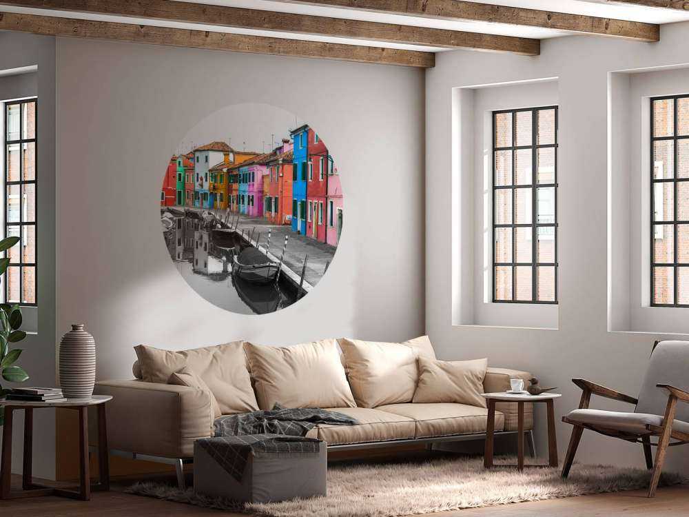 Bunte Fischerhäuser