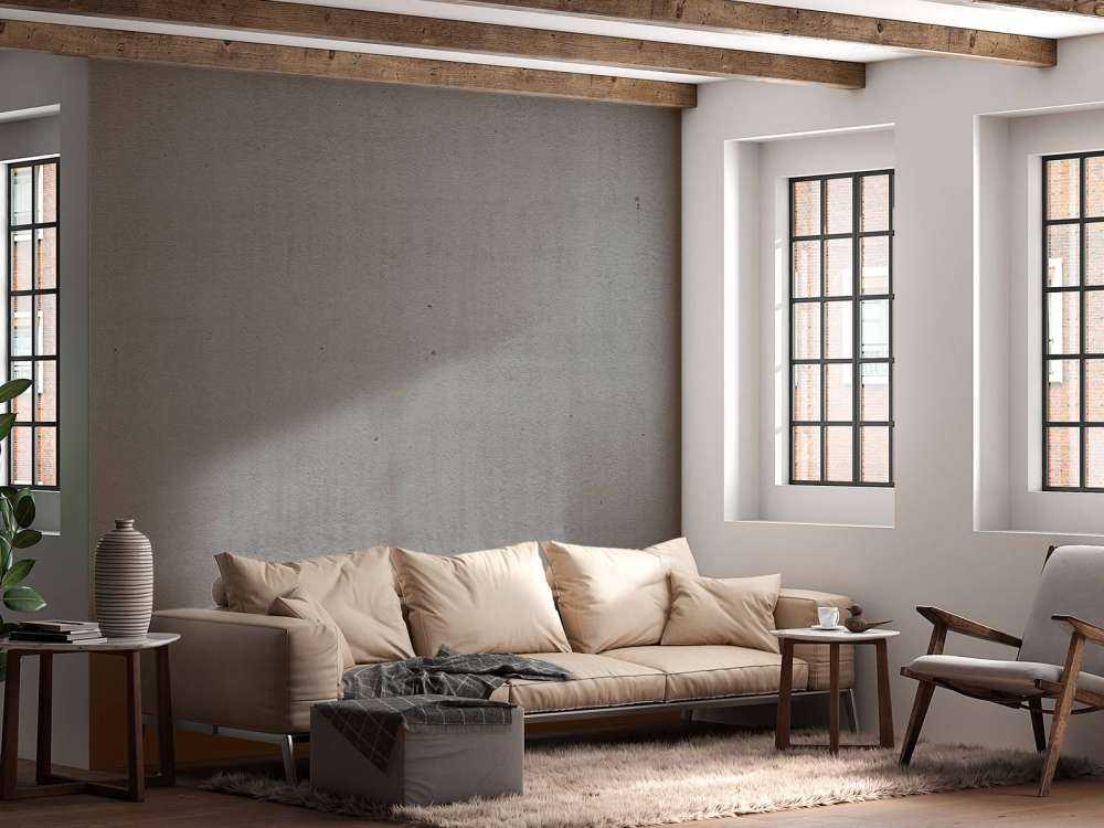Grauer Beton - Wallexclusive
