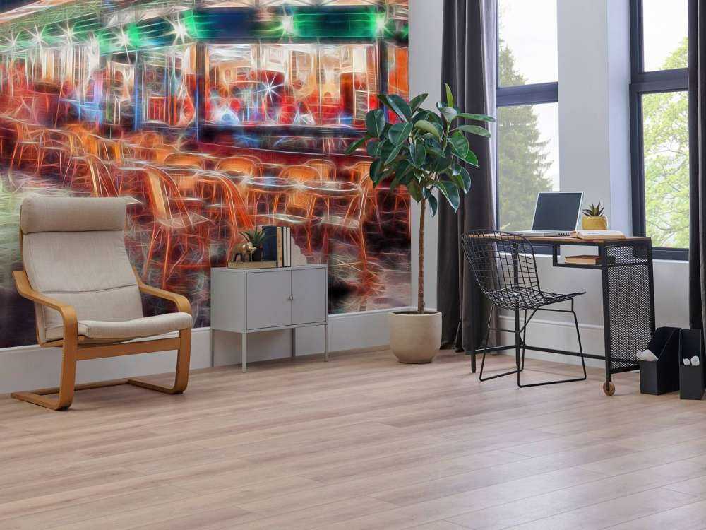 Sidewalk cafe in Paris, France