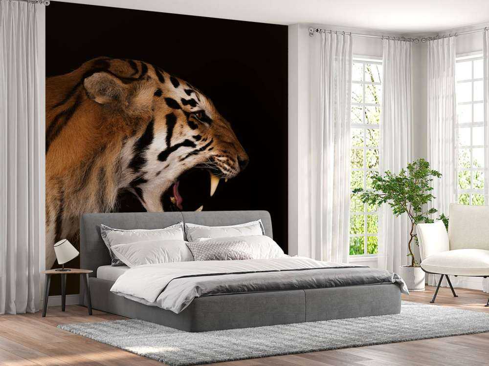 Brüllender Tiger