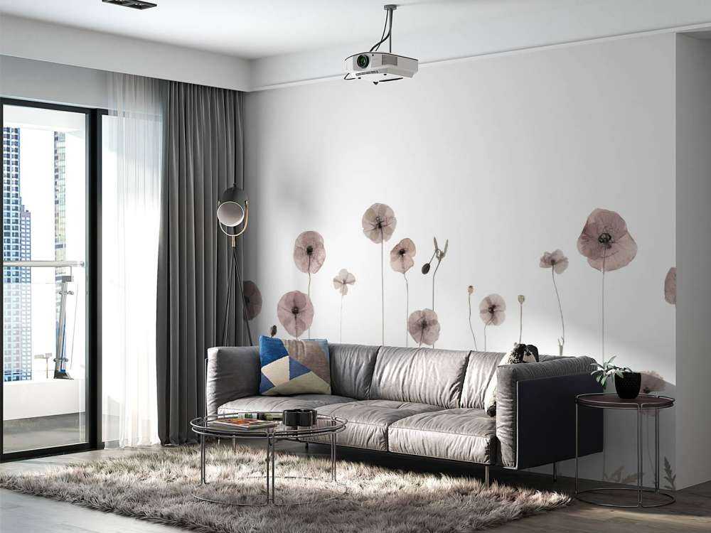 Mohnblumenfeld vintage