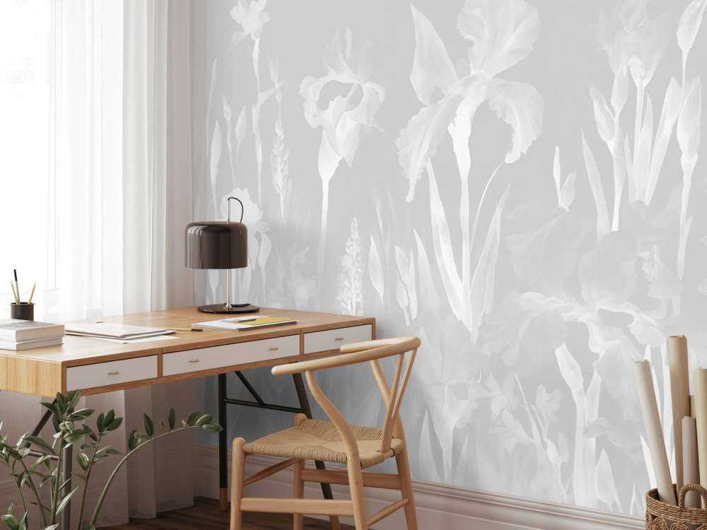 Frohen Frühling Eisblau