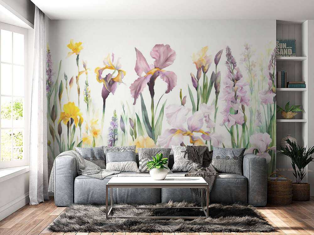 Frohe Frühlingshimmelblau