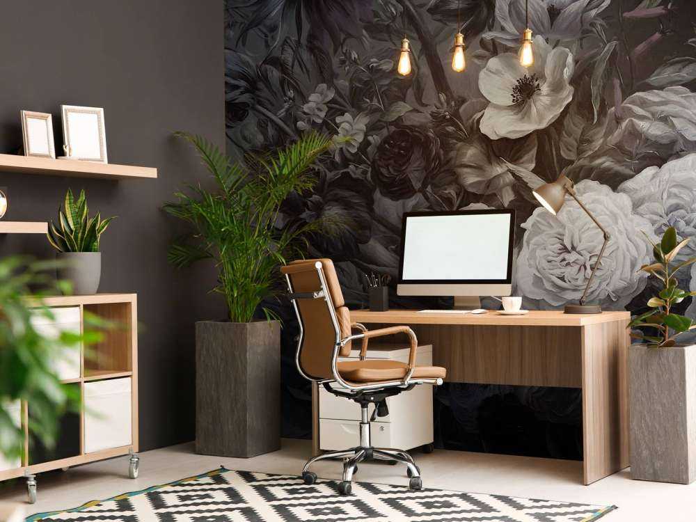 Großer Strauß Grau