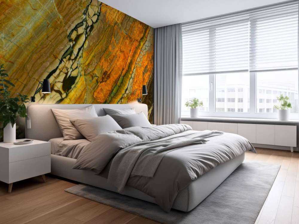 Marmor mit Mosaikstruktur