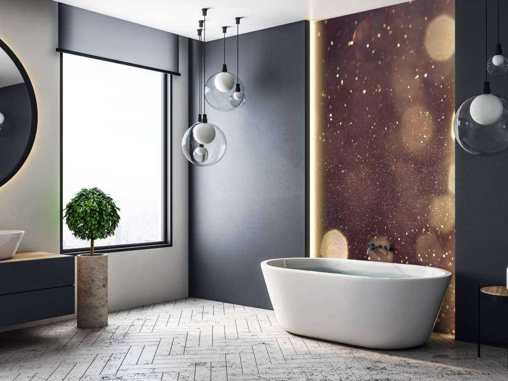 Abstrakte Glitzerlichter