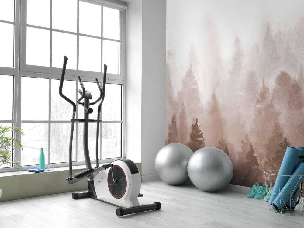 Wald mit Aquarellfarbe gemacht