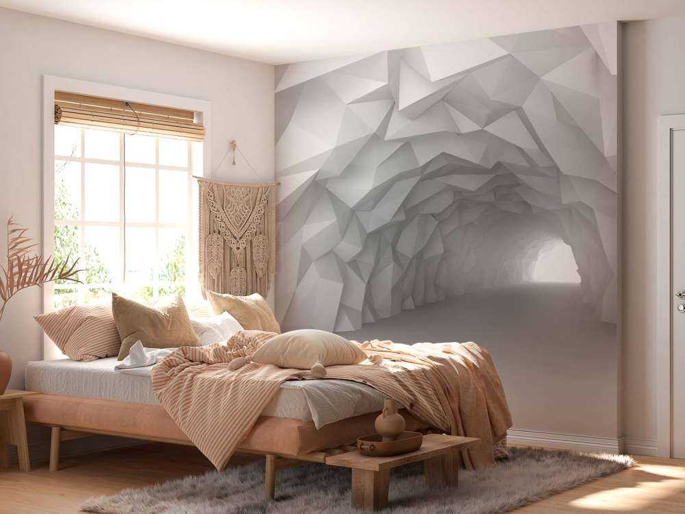3D Tunnel mit spitzen Punkten