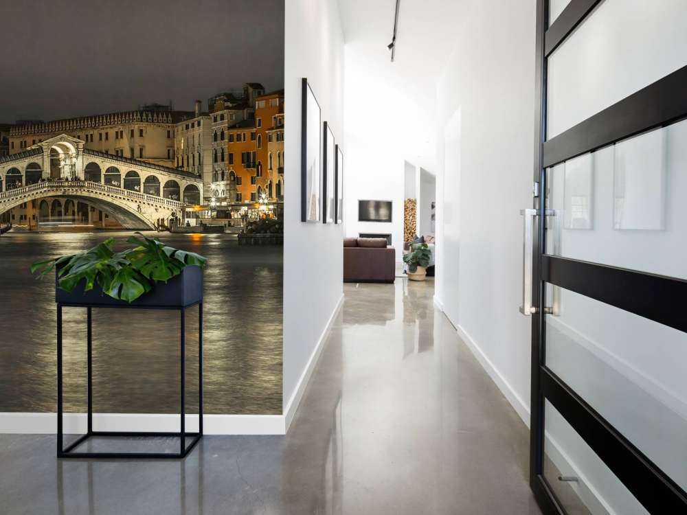 Rialto-Brücke am Abend