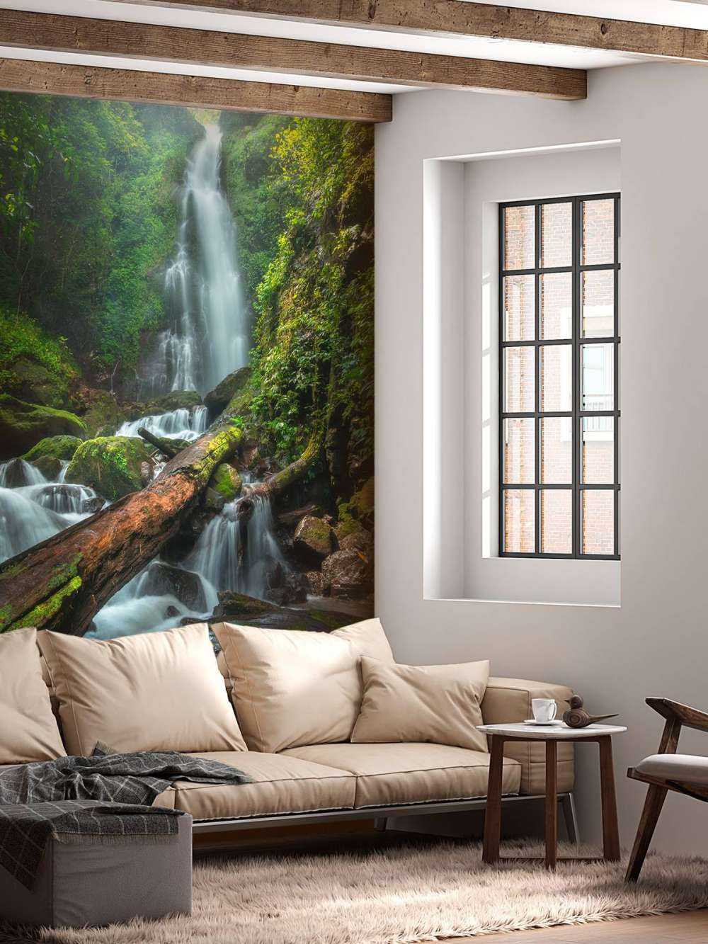 Nahaufnahme des Wasserfalls