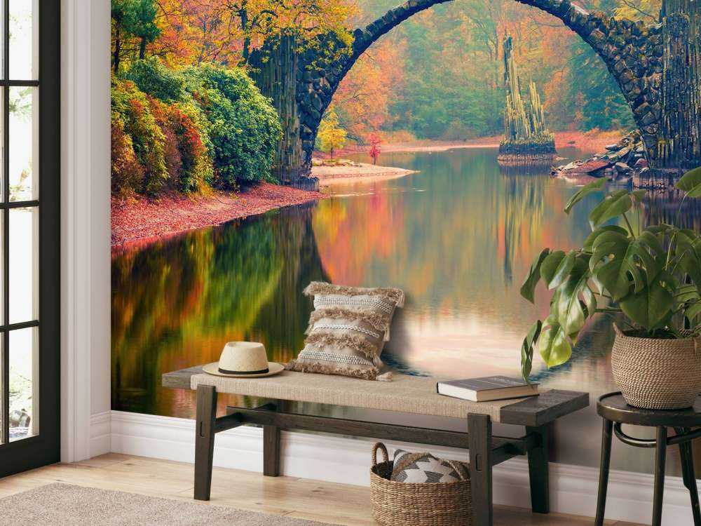 Brücke über den See