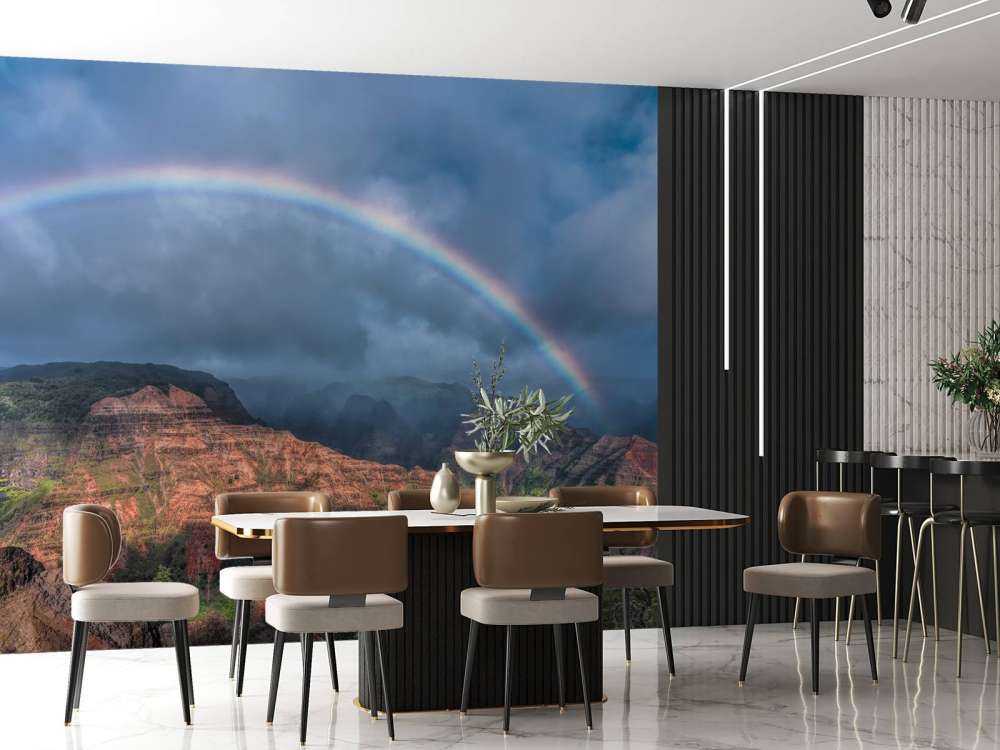 Regenbogen über Waimea Canyon