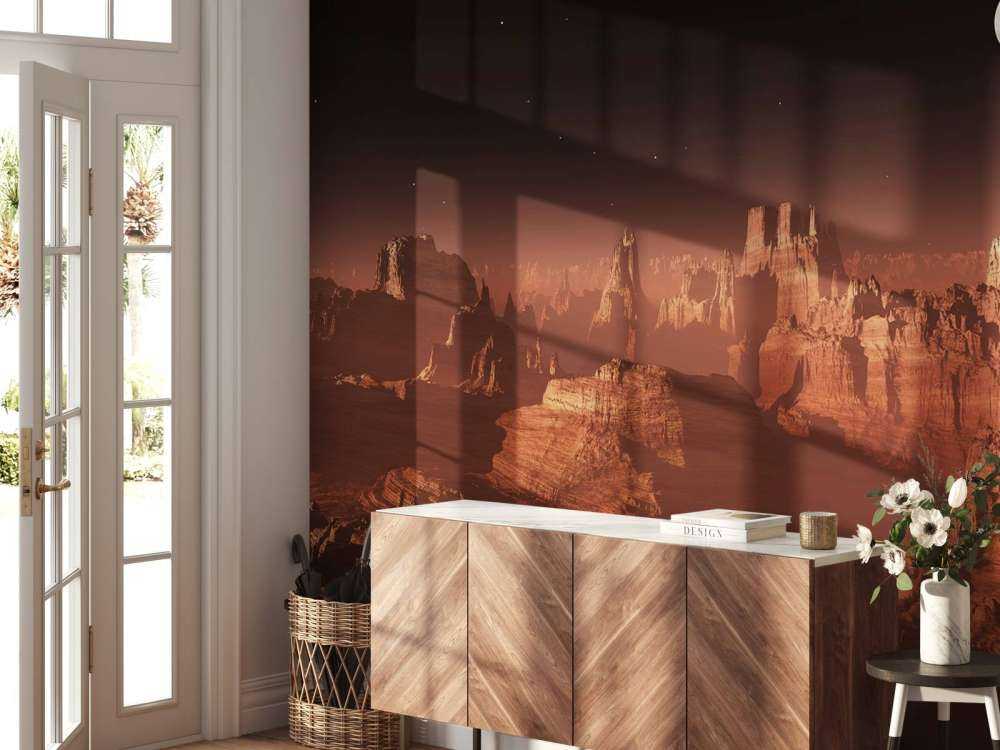 Sonnenuntergang auf dem Mars