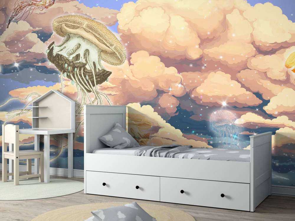 Quallen in den Wolken
