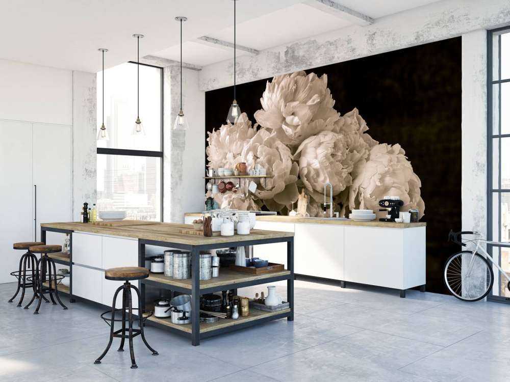 Strauß Pfingstrosen vintage