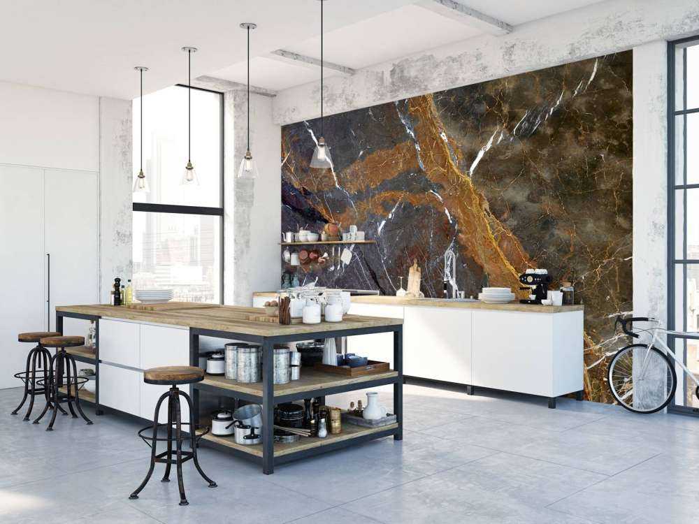 Marmor mit feinen Linien