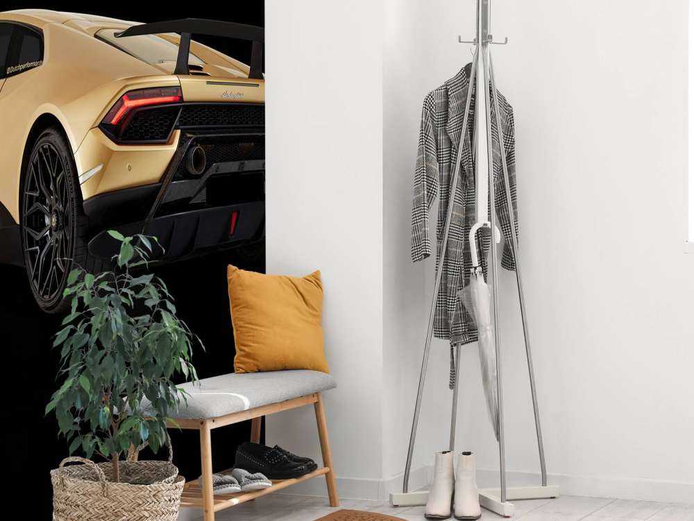 Lamborghini Huracán - Linke hintere Seite, schwarz