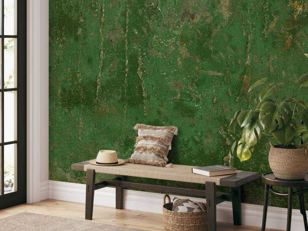 Grünes oxidiertes Metall