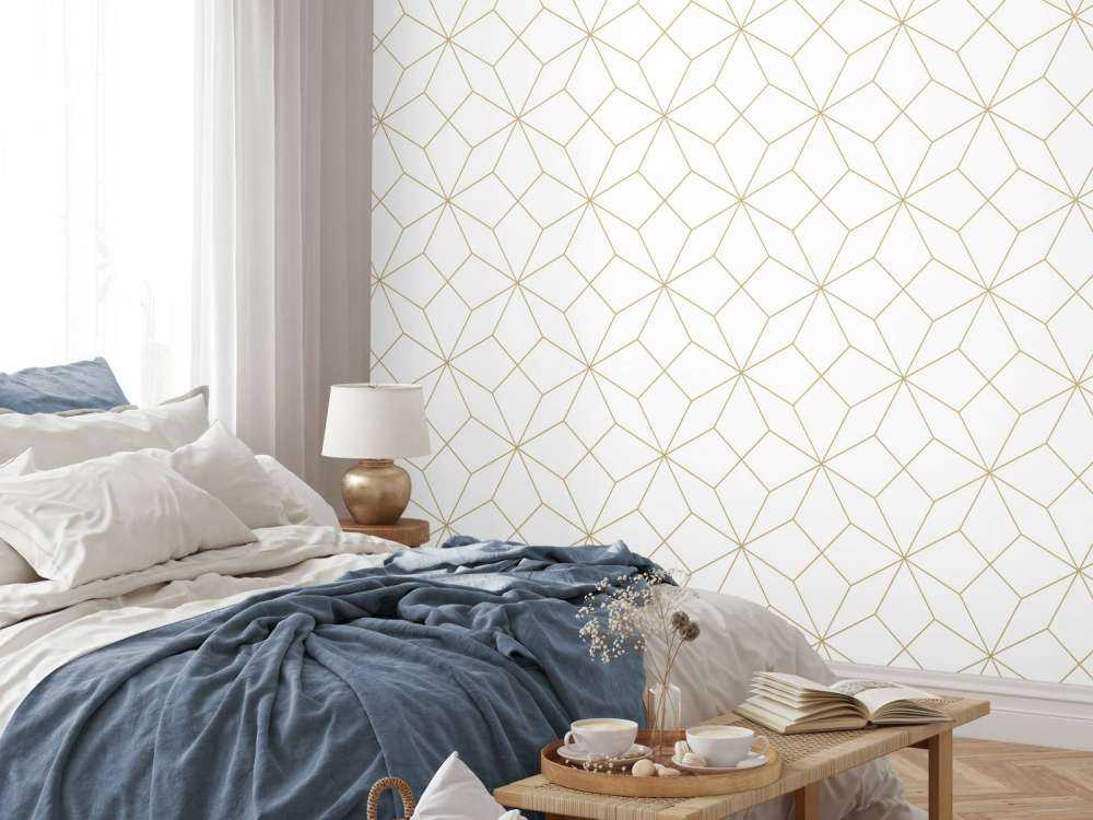 Abstrakte goldene Linien