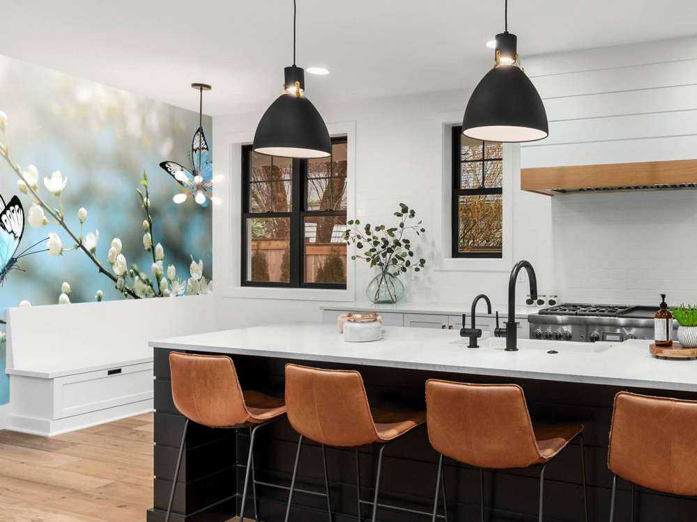 Blaue Schmetterlinge