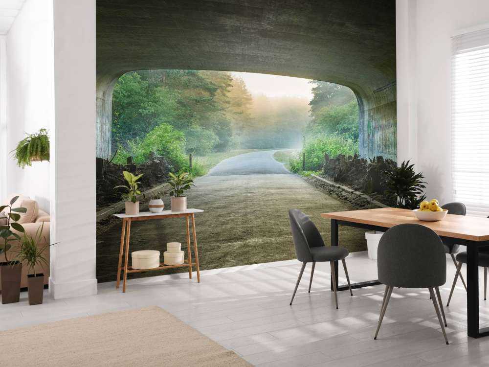 Sonne am Ende eines Tunnels