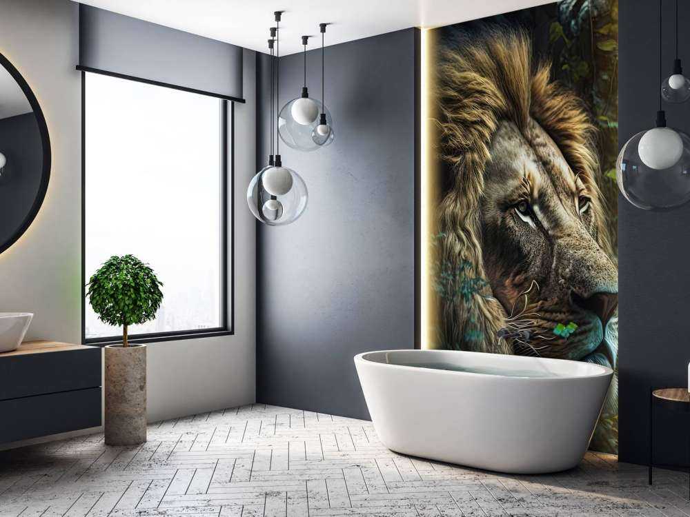 König Löwe im Dschungel