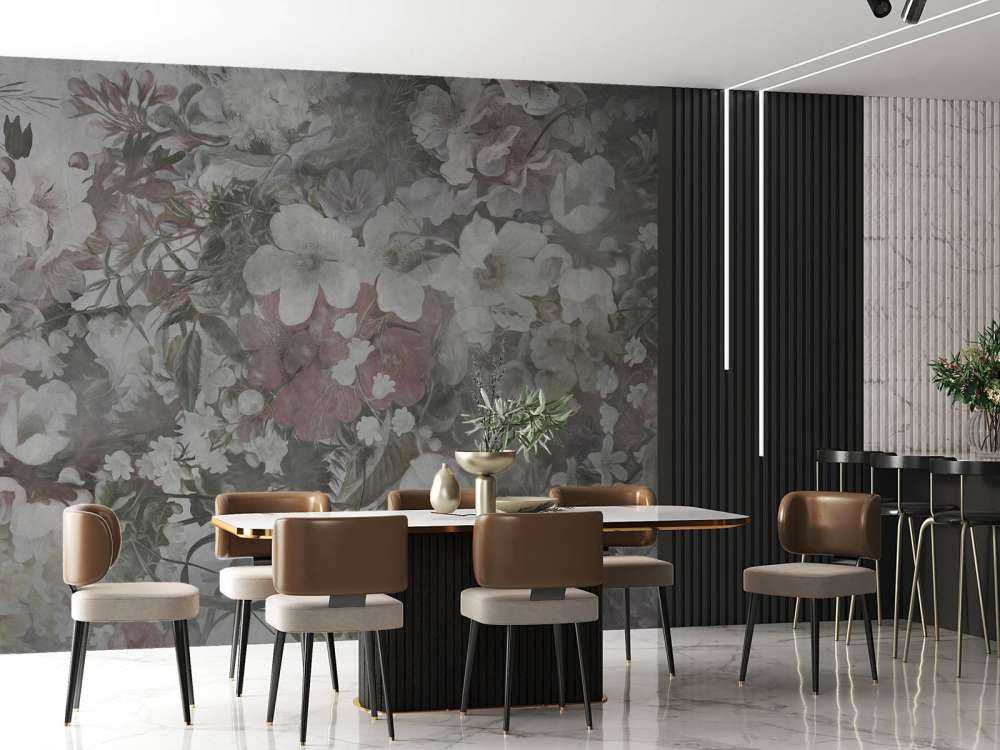 Apfelblüte und Anemonen