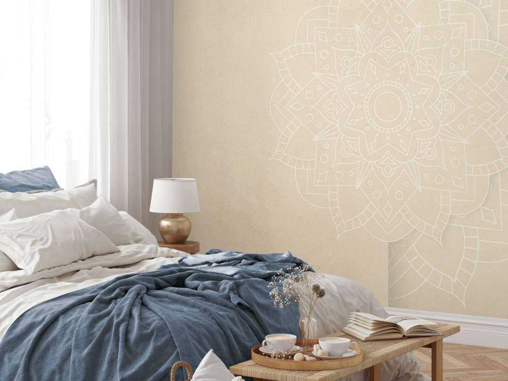Beige Mandala Atmosphäre