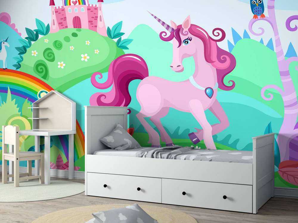 Einhorn mit Schloss