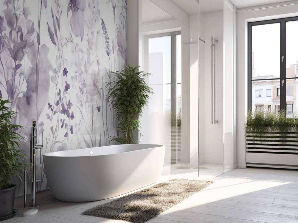 Die Sanftheit des Herzens - lila