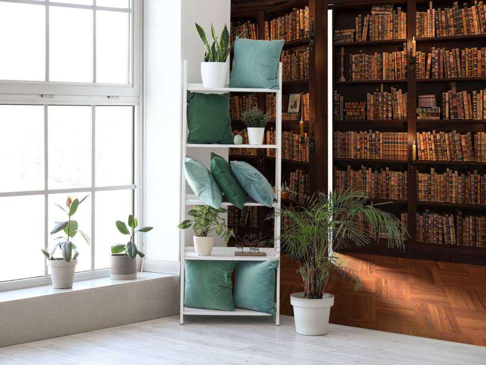 Geheime Bibliothek mit verborgener Tür