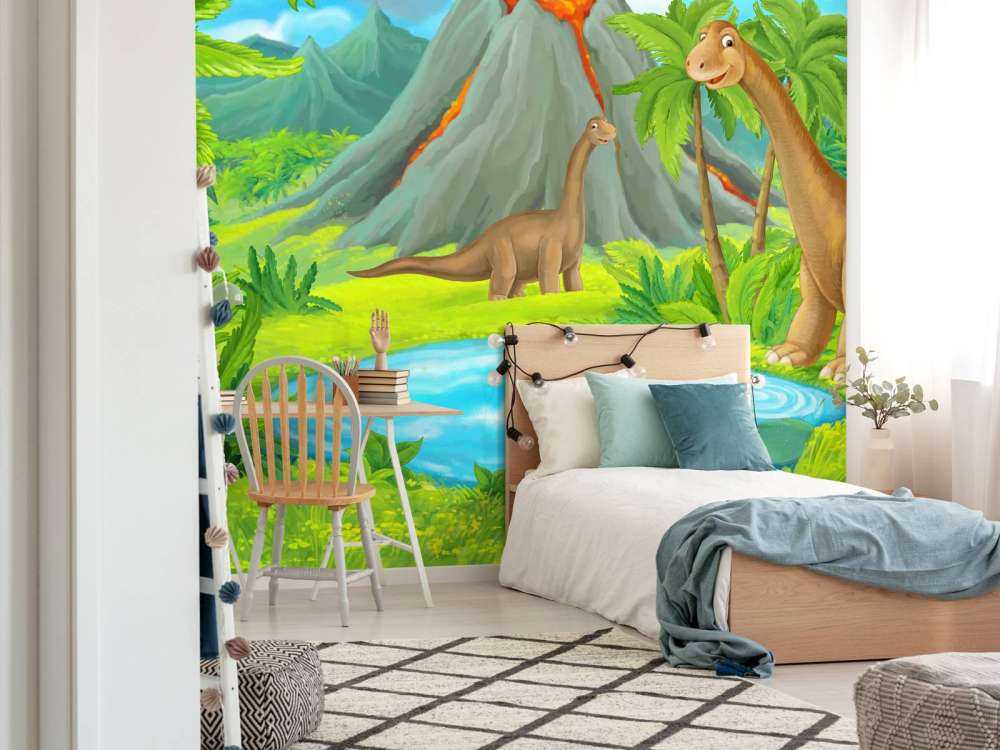 Dinosaurier in der Natur