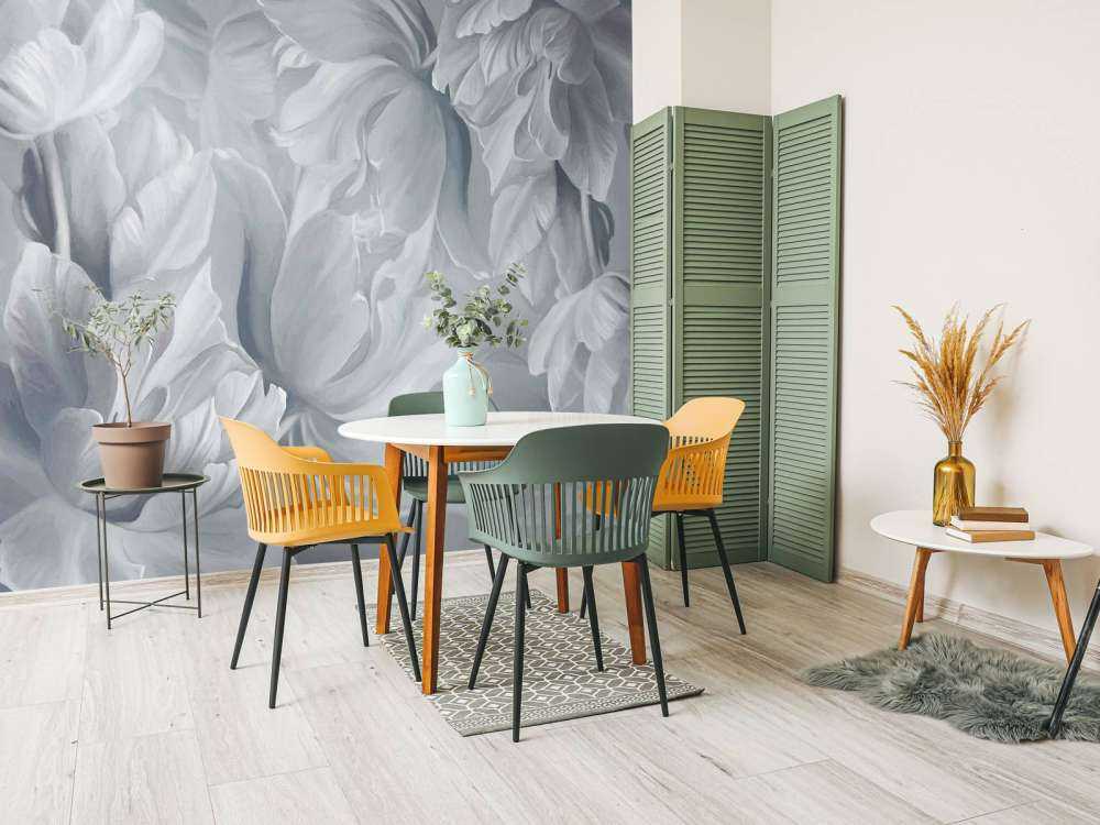 Große weiße Tulpen