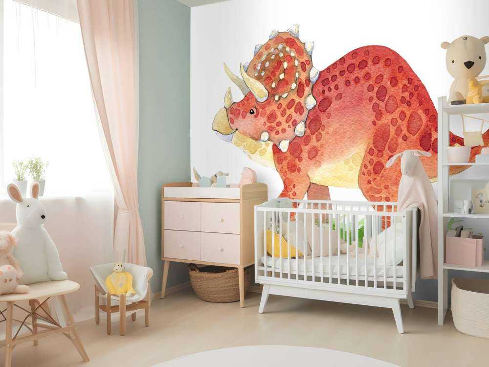 Süßer Triceratops Dinosaurier mit Triceratops