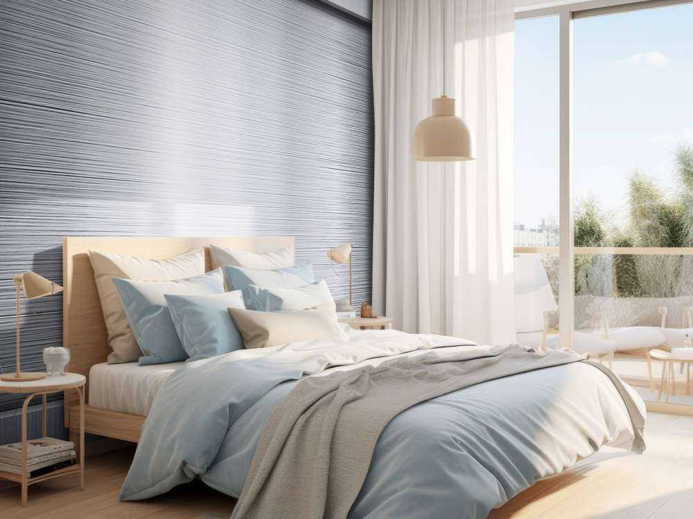 Metallplatte aus gebürstetem Aluminium