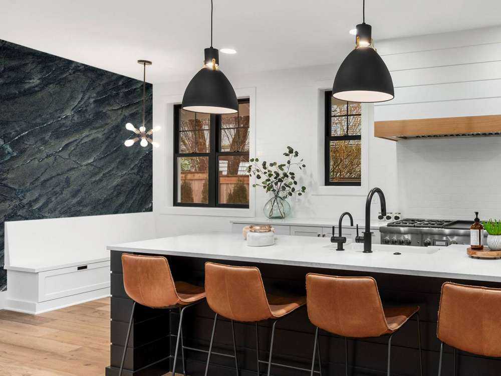 Marmor mit grüner Tönung