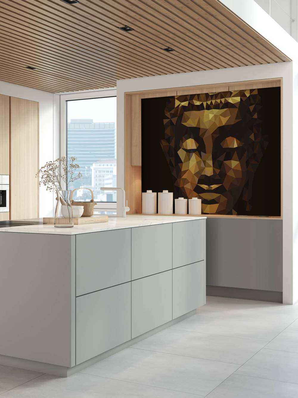 Abstrakter Buddha