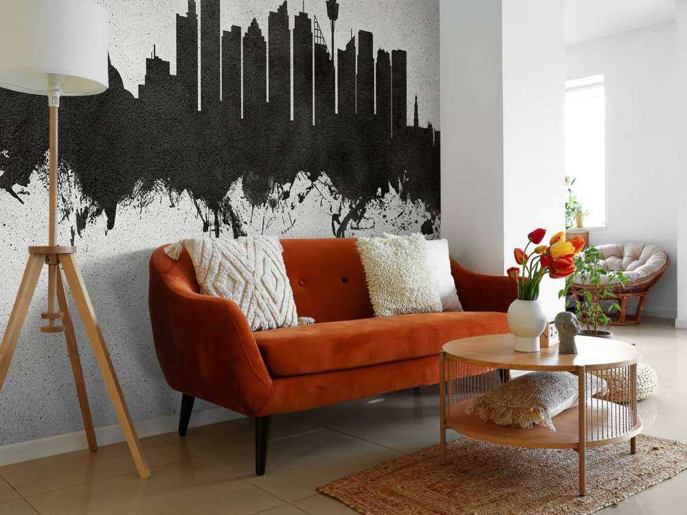 Aquarell-Skyline, Sydney