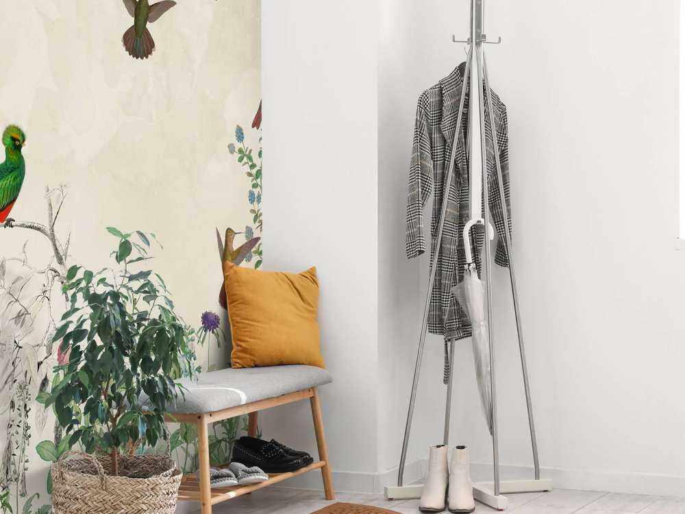 Felder bunter Vögel