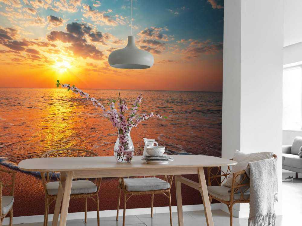 Sonnenaufgang über dem Meer