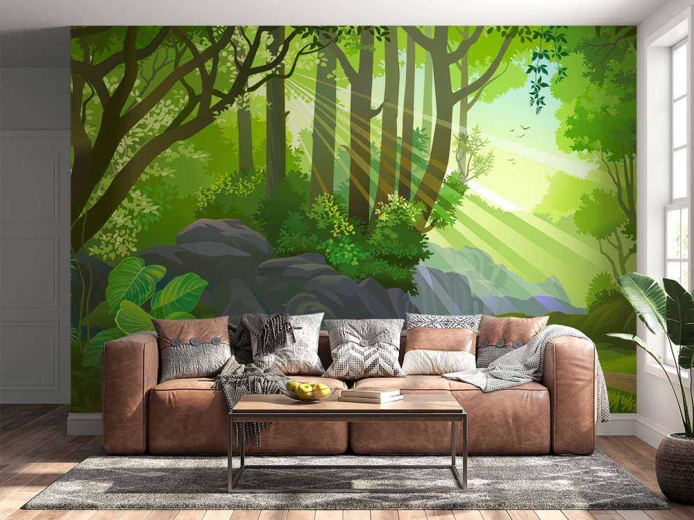 Sonnenlicht im Dschungel