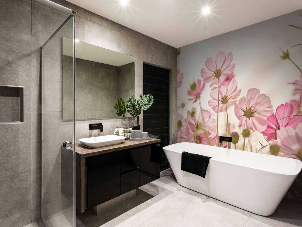 Schöner Blumengarten