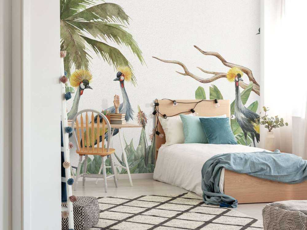 Dschungel mit Kränen