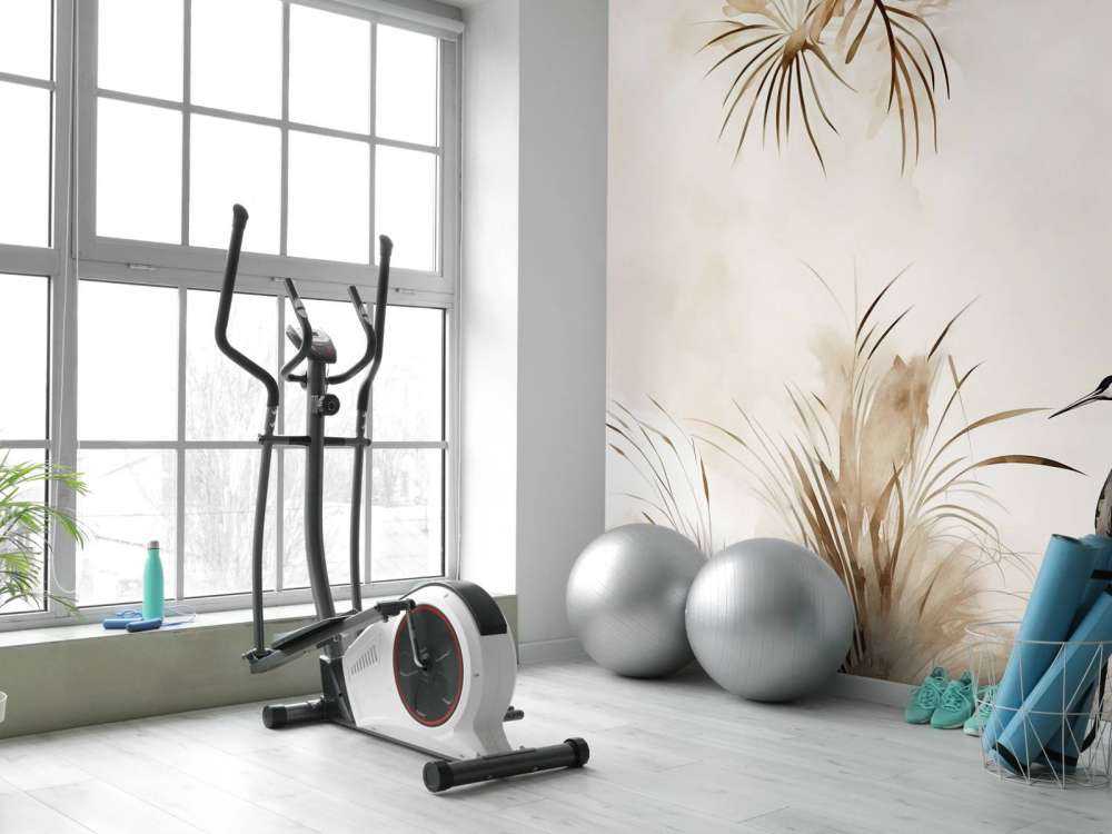 Kräne im Feld Taupe