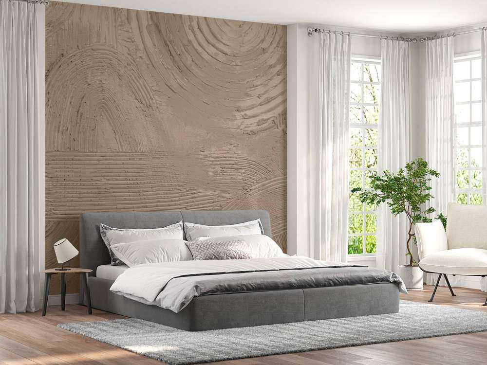 Strukturen und Formen in Taupe