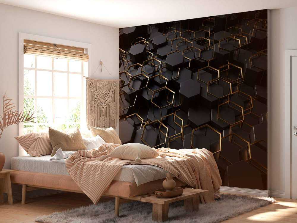 Verschnörkelte Sechsecke