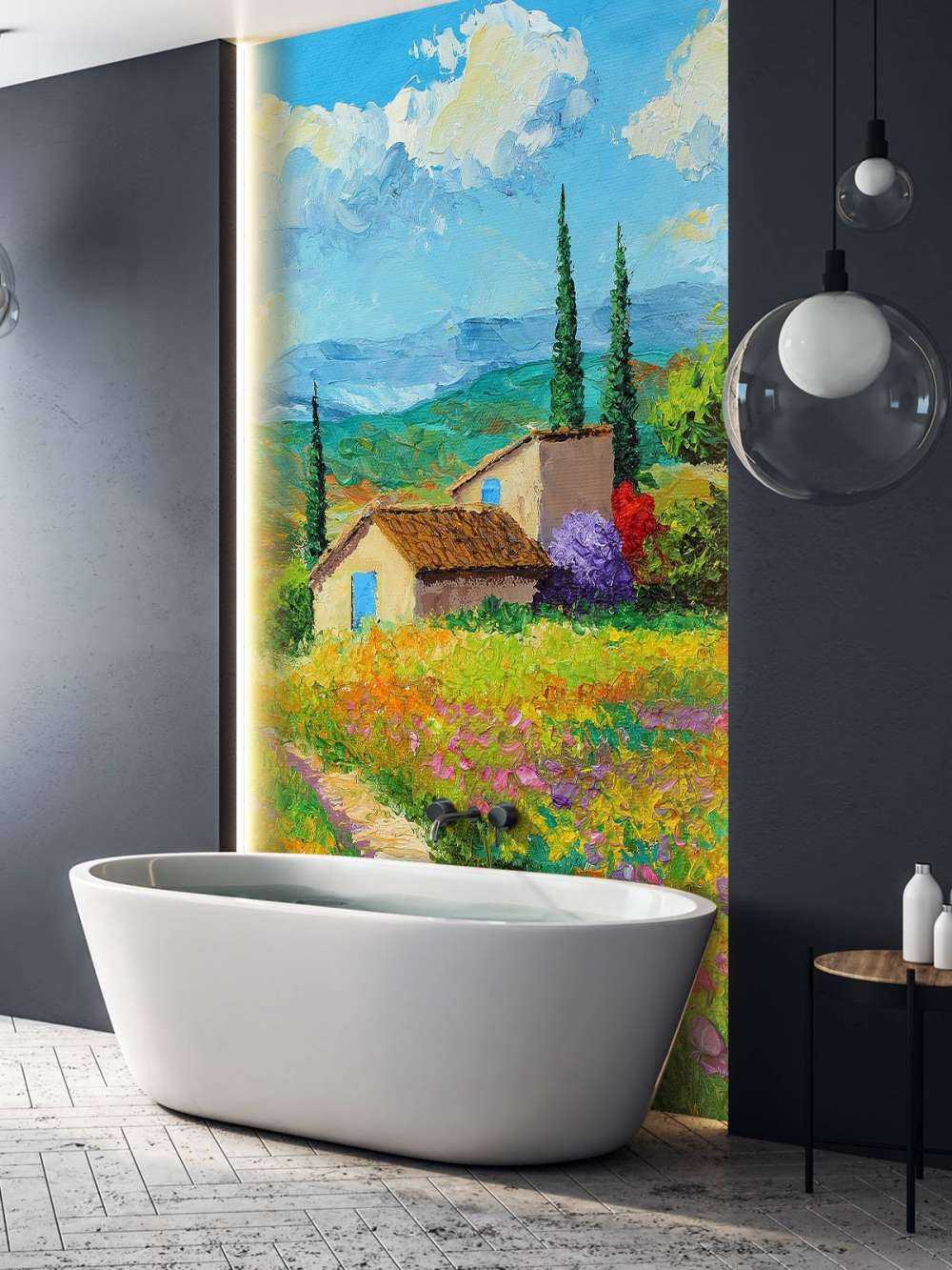 Provencal hilltop house