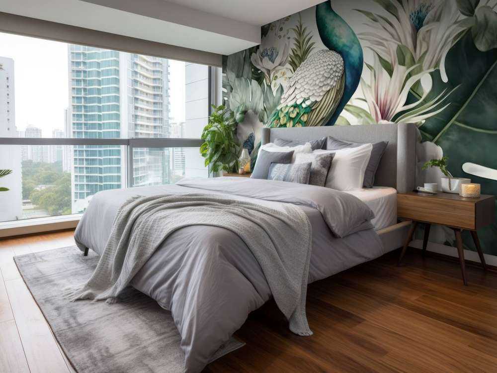 Pfauenflora in Harmonie